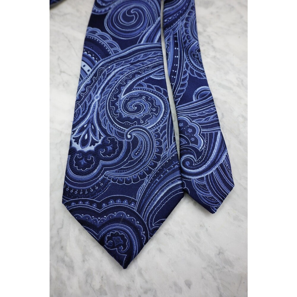 Donald J Trump Ties Blue Paisley White gold neckties lot